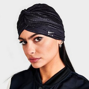 Nike Women&apos;s Printed Head Wrap in Black/Black 100% Polyester - 8205907