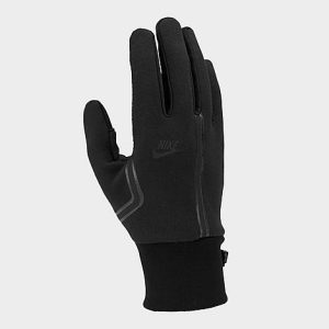 Nike Tech Fleece 2.0 Gloves in Black/Black Size Small - 8206351