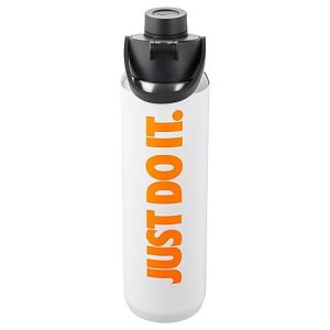 Nike Stainless Steel Graphic Recharge Chug Bottle in White/White Size 24OZ - 8206407