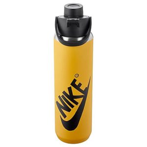 Nike Stainless Steel Graphic Recharge Chug Bottle in Yellow/Yellow Ochre Size 24OZ - 8206406