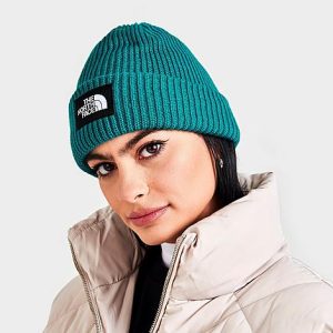 The North Face Inc Salty Dog Beanie Hat in Blue/Shady Blue Knit/Jersey - 8205218