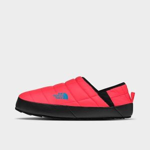 The North Face Inc Women&apos;s ThermoBall™ Traction Mule V Slip-On Casual Shoes in Pink/Brilliant Coral Size 10.0 Fleece - 3532218