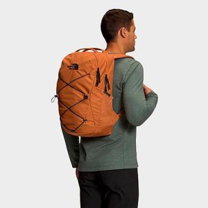 The North Face Inc Jester Backpack in Orange/Leather Brown Polyester - 8206426