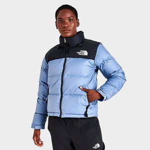 The North Face Inc Women&apos;s 1996 Retro Nuptse Jacket in Blue/Folk Blue Size XL 100% Nylon - 5826783