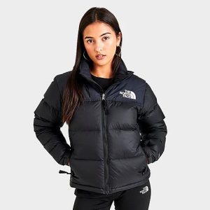 The North Face Inc Women&apos;s 1996 Retro Nuptse Jacket in Black/Recycled TNF Black Size XL 100% Nylon - 5728939