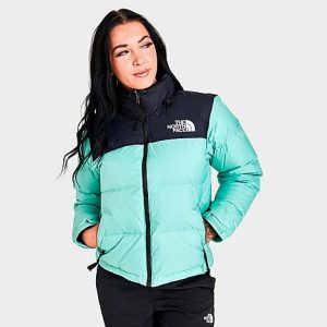 The North Face Inc Women&apos;s 1996 Retro Nuptse Jacket in Green/Wasabi Size XL 100% Nylon - 5820830
