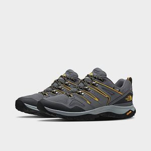 The North Face Inc Men&apos;s Hedgehog Fastpack II Waterproof Hiking Shoes in Grey/Zinc Grey Size 14.0 Leather - 3544862