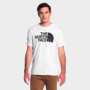 The North Face Inc Men&apos;s Half Dome T-Shirt in White/TNF White Size 2XL 100% Cotton - 5885056