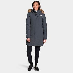 The North Face Inc Women&apos;s Arctic Parka Jacket in Grey/Vanadis Grey Size Large Cotton/Nylon - 5805261