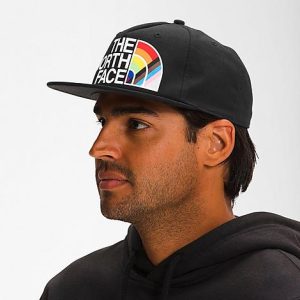 The North Face Inc Plaskett Snapback Hat in Black/Pride Graphic - 8204066