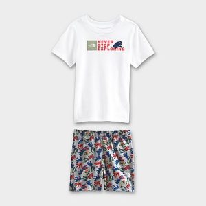 The North Face Inc Boys&apos; Toddler Summer T-Shirt and Shorts Set Size 5T 100% Cotton - 5781823