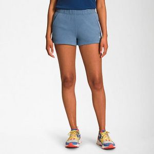 The North Face Inc Women&apos;s Half Dome Logo Shorts in Blue/Folk Blue Size 2XL Cotton/Polyester - 5885871