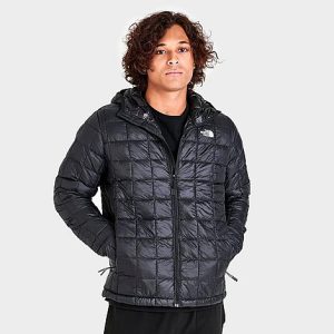 The North Face Inc Men&apos;s ThermoBall Eco Hoodie 2.0 Jacket in Black/Black Size Medium 100% Nylon - 5843824