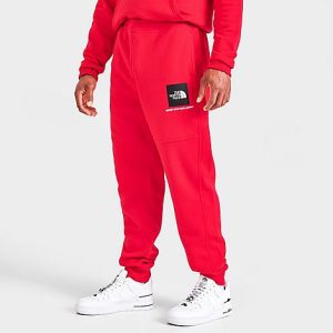 The North Face Inc Men&apos;s Heritage Patch Jogger Pants in Red/Red Size XL Cotton - 5871939