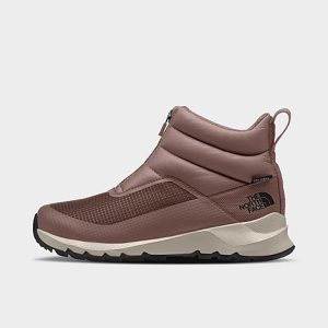 The North Face Inc Women&apos;s ThermoBall™ Progressive Zip II Waterproof Booties in Pink/Deep Taupe Size 6.0 - 3532242