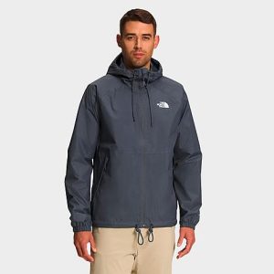 The North Face Inc Men&apos;s Antora Rain Hoodie in Grey/Vanadis Grey Size 2XL Nylon - 5884696