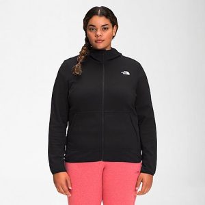 The North Face Inc Women&apos;s Canyonlands Hoodie (Plus Size) in Black/TNF Black Size 3XL Polyester/Fleece - 5885212