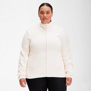 The North Face Inc Women&apos;s Canyonlands Hoodie (Plus Size) in White/Gardenia White Heather Size 3XL Polyester/Fleece - 5885215