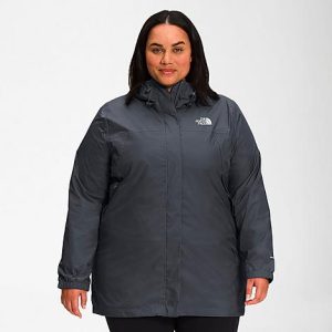 The North Face Inc Women&apos;s Antora Parka Jacket (Plus Size) in Grey/Vanadis Grey Size 3XL Nylon - 5885265