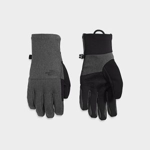 The North Face Inc Men&apos;s Apex Insulated Etip™ Gloves in Grey/TNF Dark Grey Heather Size Medium Polyester/Fleece - 8206942