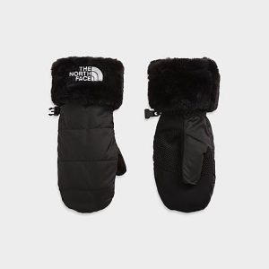 The North Face Inc Kids&apos; Mossbud Swirl Mittens in Black/TNF Black Size Large Polyester/Fleece - 8207208