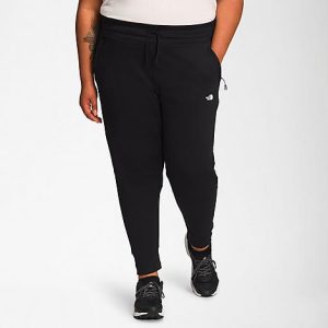 The North Face Inc Women&apos;s Canyonlands Jogger Pants (Plus Size) in Black/TNF Black Size 3XL 100% Polyester/Fleece - 5885824