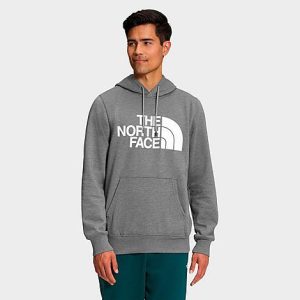 The North Face Inc Men&apos;s Half Dome Pullover Hoodie in Grey/TNF Medium Grey Heather Size XL Cotton/Polyester/Fleece - 5884885