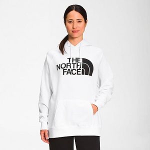 The North Face Inc Women&apos;s Half Dome Pullover Hoodie in White/TNF White Size 2XL Cotton/Polyester/Fleece - 5885625