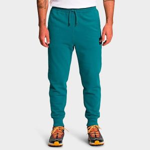 The North Face Inc Men&apos;s Box NSE Jogger Pants in Blue/Harbor Blue Size Small Cotton/Polyester/Knit - 5884737