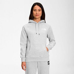 The North Face Inc Women&apos;s Box NSE Pullover Hoodie in Grey/TNF Light Grey Heather Size 2XL Cotton - 5885463