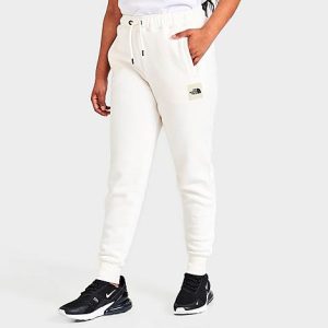 The North Face Inc Women&apos;s Box NSE Jogger Pants in White/Gardenia White Size XL Cotton/Polyester - 5821453