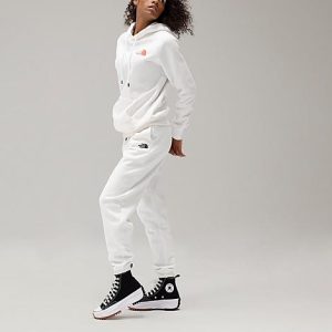The North Face Inc Women&apos;s Half Dome Fleece Jogger Pants in White/White Size XL Cotton/Polyester/Fleece - 5820279