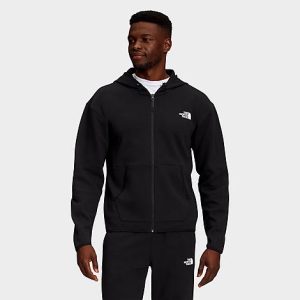 The North Face Inc Men&apos;s TNF™ Tech Full-Zip Hoodie in Black/TNF Black Size Small Cotton/Polyester - 5884607