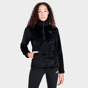 The North Face Inc Women&apos;s Osito Quarter-Zip Pullover Jacket in Black/ Size XS Polyester/Fleece/Knit - 5820816