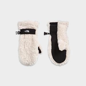 The North Face Inc Kids&apos; Suave Oso Mittens in Black/White/Gardenia White Size Large Polyester/Fleece - 8207218