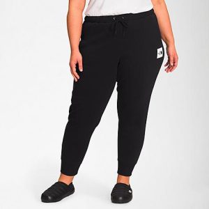 The North Face Inc Women&apos;s Box NSE Jogger Pants (Plus Size) in Black/TNF Black Size 3XL Cotton/Polyester - 5885185