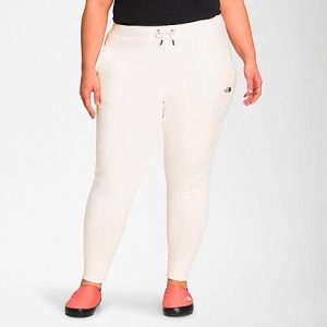 The North Face Inc Women&apos;s Box NSE Jogger Pants (Plus Size) in White/Gardenia White Size 3XL Cotton/Polyester - 5885188