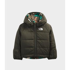 The North Face Inc Infant Perrito Reversible Jacket in Green/New Taupe Green Size 18 M Polyester - 5822365