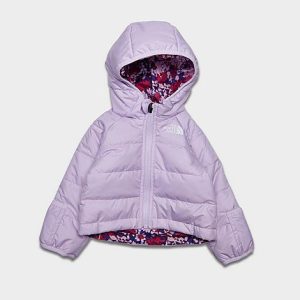 The North Face Inc Infant Perrito Reversible Jacket in Pink/Light Purple Size 6 M Polyester - 5822368