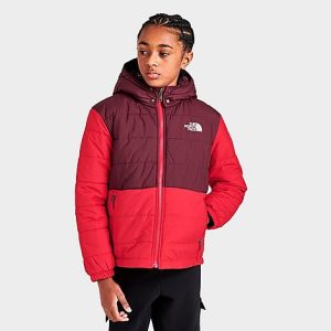 The North Face Inc Kids&apos; Mount Chimbo Reversible Jacket in Red/Red Size XL Polyester/Fleece - 5822201