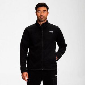 The North Face Inc Men&apos;s Alpine Polartec® 200 Full-Zip Jacket in Black/TNF Black Size Medium Polyester/Fleece - 5884478