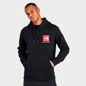 The North Face Inc Men&apos;s NSE Small Box Logo Hoodie in Black/Grey Size 2XL - 5871945