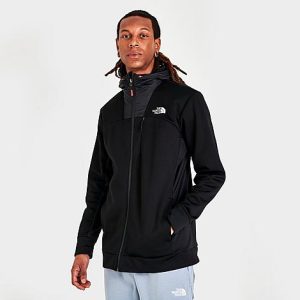 The North Face Inc Men&apos;s Mittellegi Full-Zip Hooded Jacket in Black/Black Size 2XL - 5871910