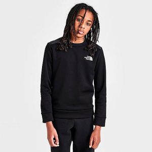 The North Face Inc Kids&apos; Mittelegi Crewneck Sweatshirt Sweatshirt in Black/Black Size XL Fleece - 5873369