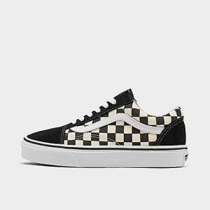 Vans Women&apos;s Old Skool Casual Shoes in Black/Black Size 8.0 Canvas/Suede - 2502822
