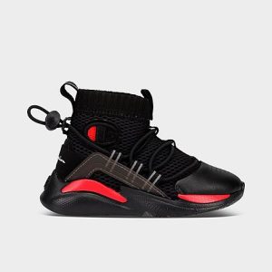 Champion Kids&apos; Toddler XG Rally Plus Casual Shoes in Black/Black Size 4.0 Knit - 3121216