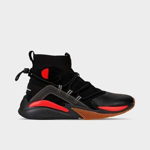 Champion Big Kids&apos; XG Rally Plus Casual Shoes in Black/Black Size 5.5 Knit - 3029112