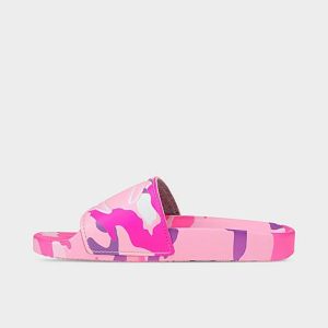 Champion Little Kids&apos; IPO Camo Slide Sandals in Pink/Pink Multi Size 11.0 - 3121262