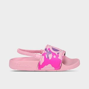 Champion Kids&apos; Toddler IPO Camo Slide Sandals in Camo/Pink/Pink Size 10.0 - 3121166