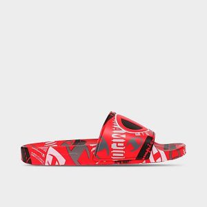 Champion Big Kids&apos; IPO C Logo Slide Sandals in Red/Scarlet Size 7.0 - 3225432